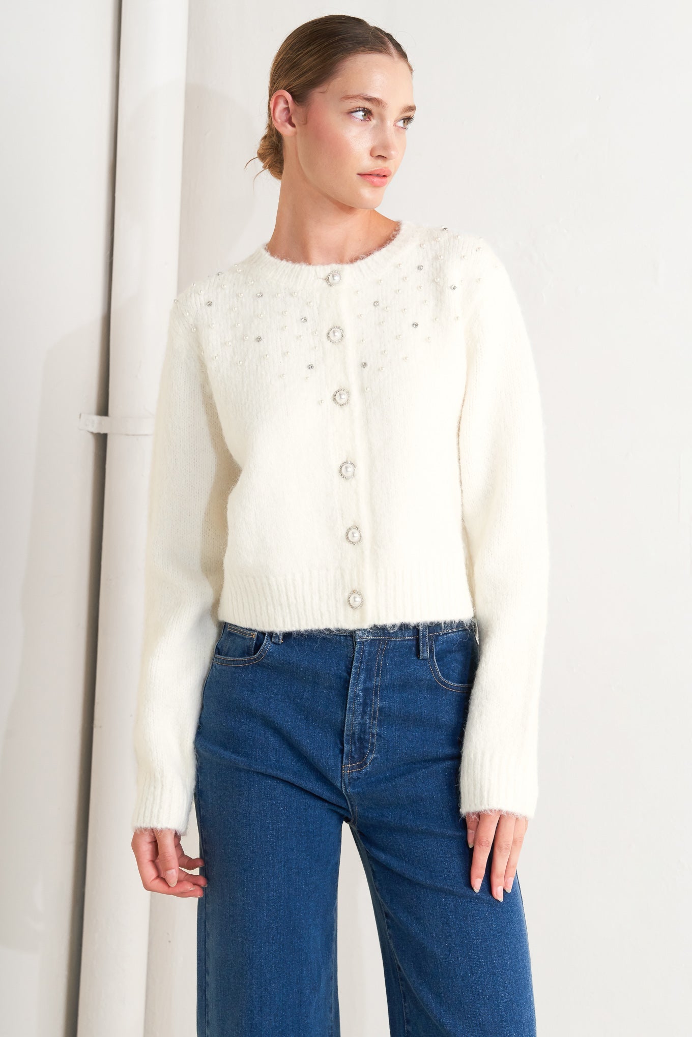 ANGEL TOUCH SWEATER KNIT CARDIGAN Flying Tomato